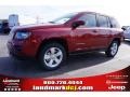 2015 Deep Cherry Red Crystal Pearl Jeep Compass Latitude  photo #1