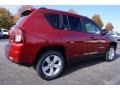 2015 Deep Cherry Red Crystal Pearl Jeep Compass Latitude  photo #3