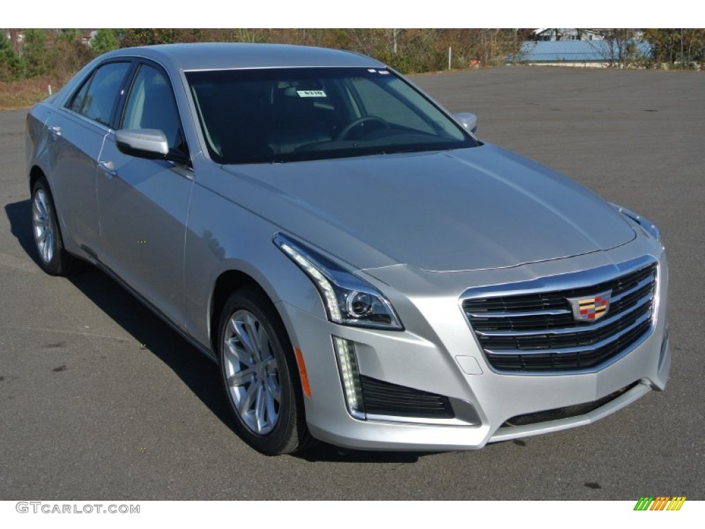 Radiant Silver Metallic 2015 Cadillac CTS 2.0T Sedan Exterior Photo #99312508