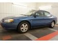 2002 Blue Metallic Ford Taurus SEL  photo #2