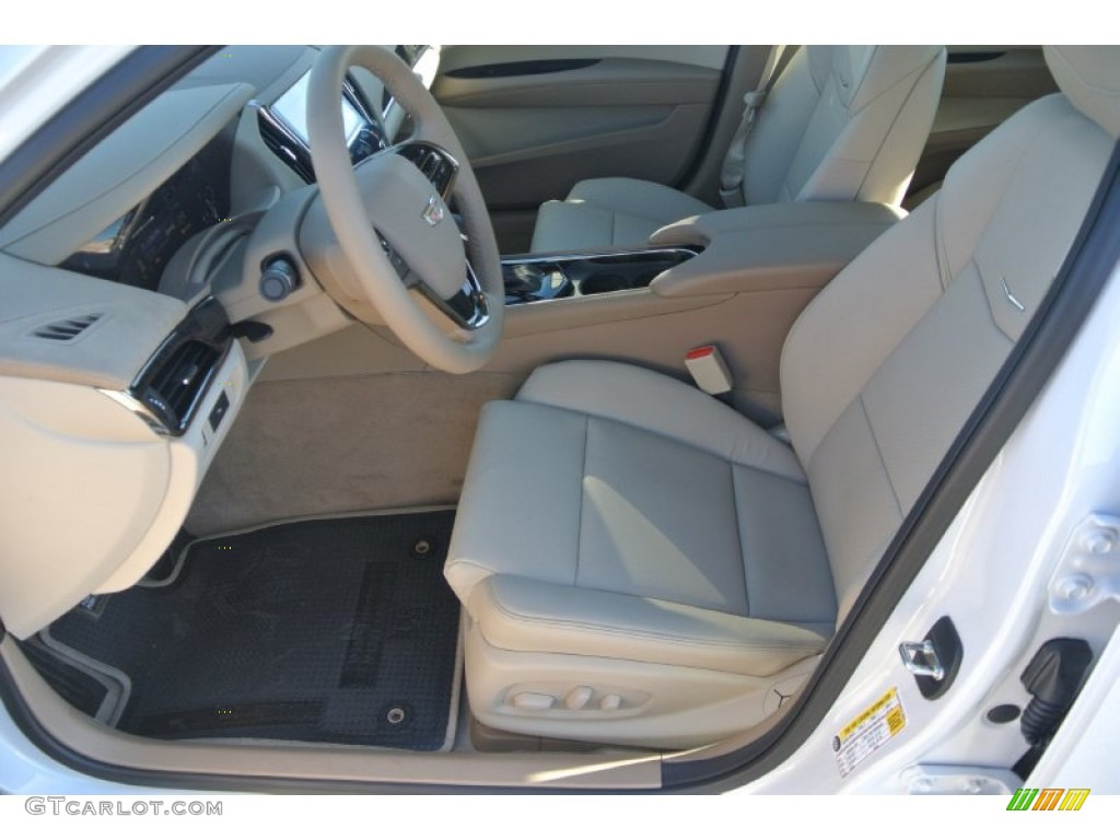 2015 ATS 2.5 Luxury Sedan - Crystal White Tricoat / Light Neutral/Medium Cashmere photo #8