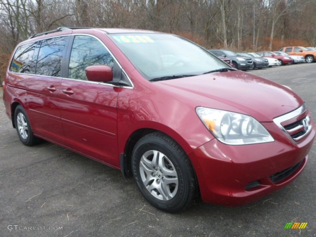 Redrock Pearl 2005 Honda Odyssey EX Exterior Photo #99313189