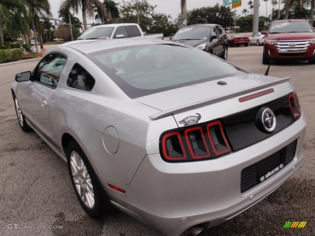 2014 Mustang V6 Premium Coupe - Ingot Silver / Charcoal Black photo #9