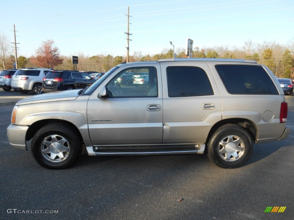 2004 Escalade AWD - Quicksilver / Pewter Gray photo #4