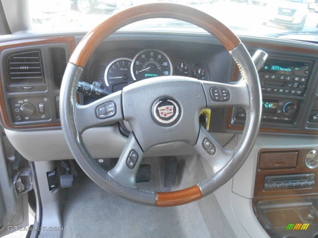 2004 Escalade AWD - Quicksilver / Pewter Gray photo #15