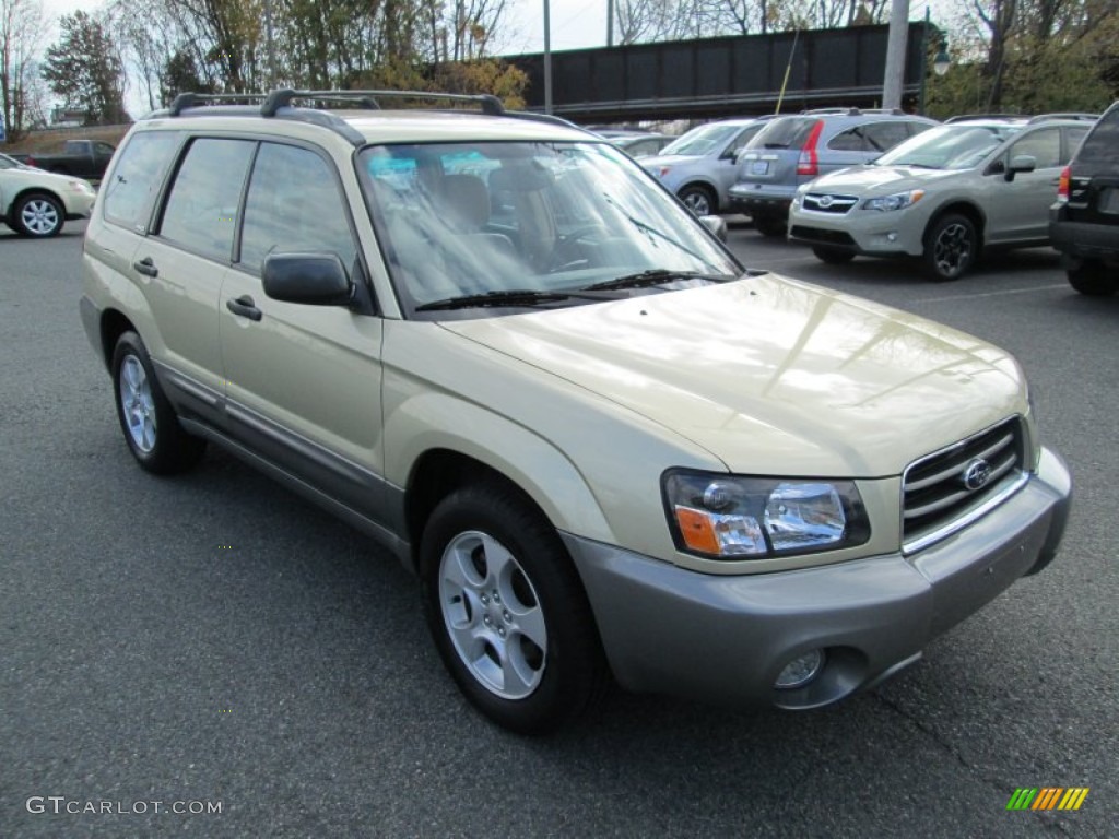 2003 Forester 2.5 XS - Sierra Gold Metallic / Beige photo #4