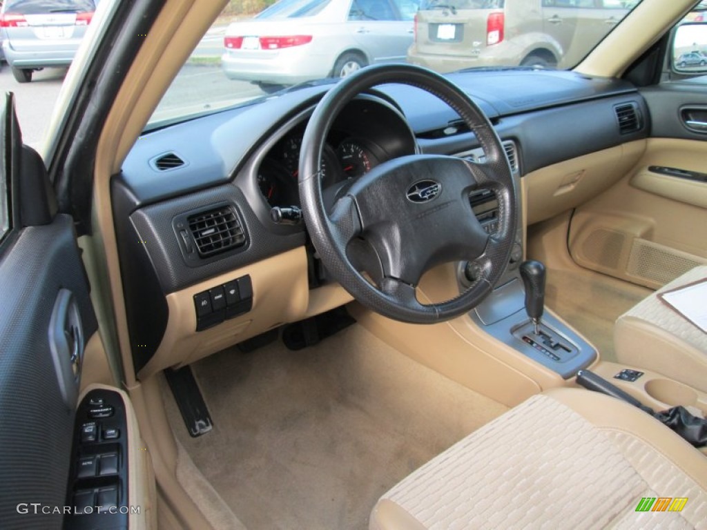 Beige Interior 2003 Subaru Forester 2.5 XS Photo #99316544