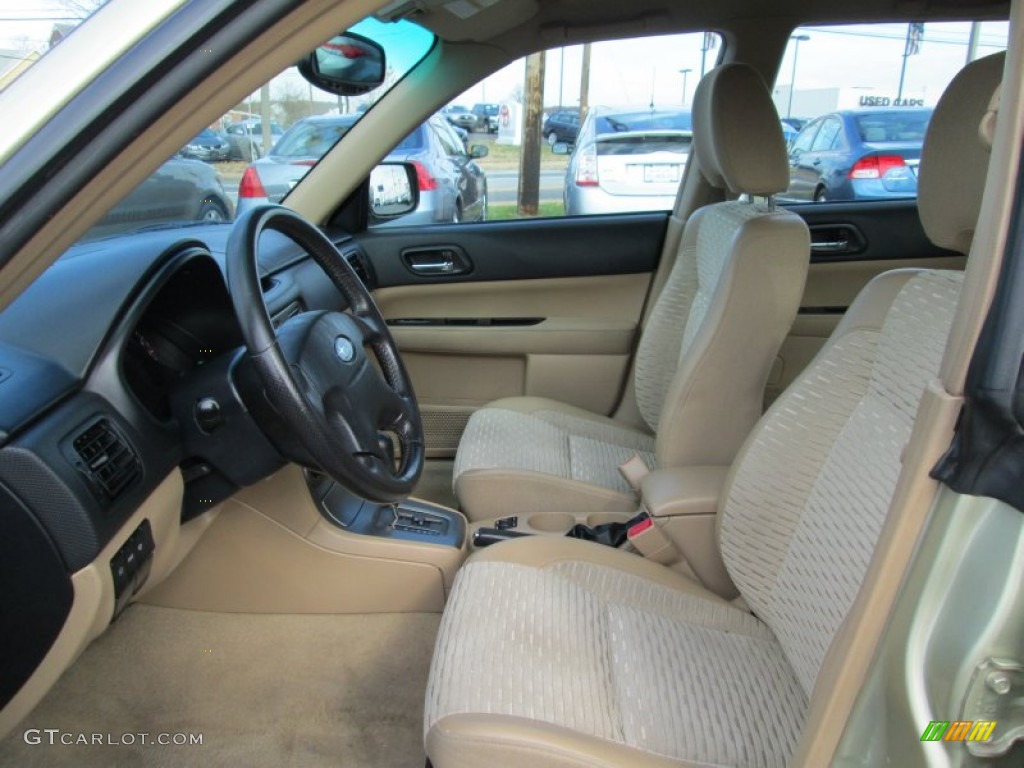 Beige Interior 2003 Subaru Forester 2 5 Xs Photo 99316567