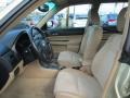 Beige 2003 Subaru Forester 2.5 XS Interior Color