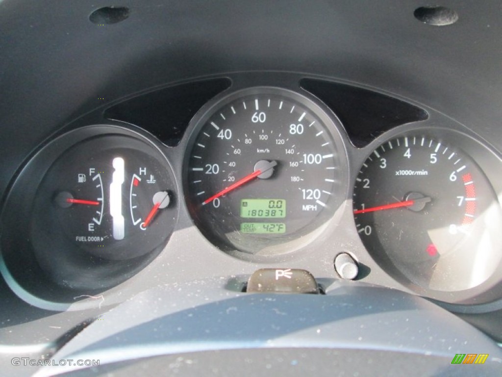 2003 Subaru Forester 2.5 XS Gauges Photo #99316876