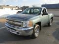 Blue Granite Metallic - Silverado 1500 Work Truck Regular Cab 4x4 Photo No. 12