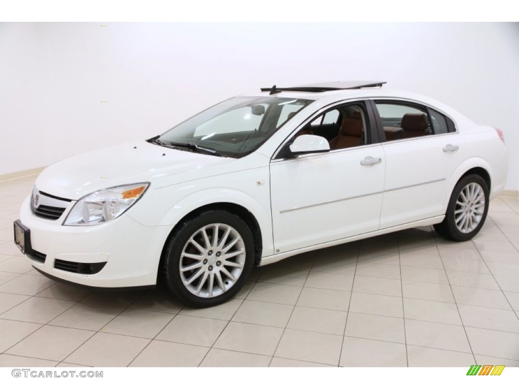2008 Aura XR - Cream White / Morocco Brown photo #3