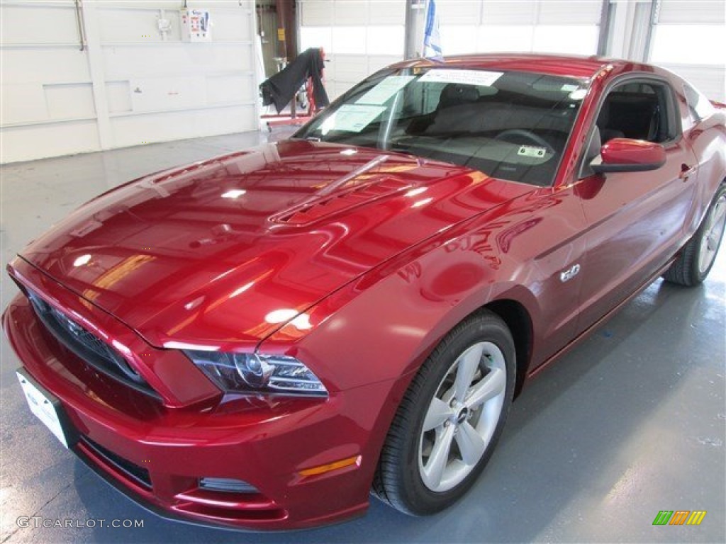 2014 Mustang GT Coupe - Ruby Red / Charcoal Black photo #3