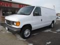 Oxford White 2007 Ford E Series Van E150 Commercial