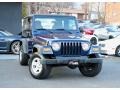 2004 Patriot Blue Pearl Jeep Wrangler X 4x4  photo #1