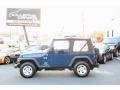 2004 Patriot Blue Pearl Jeep Wrangler X 4x4  photo #4