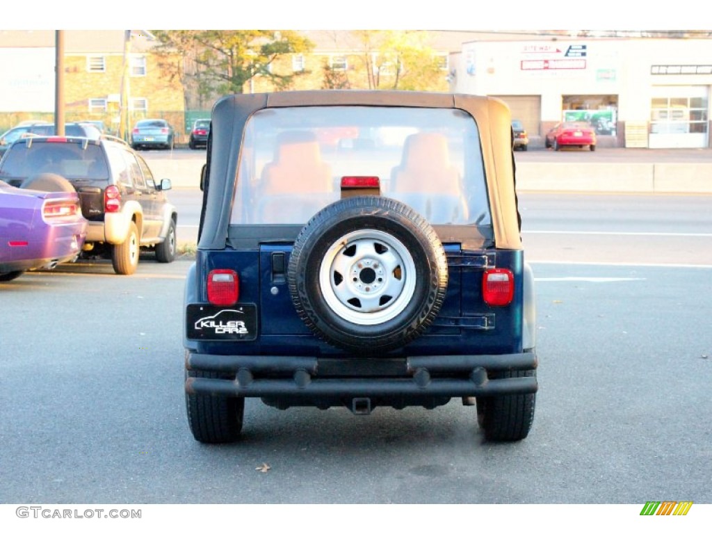 2004 Wrangler X 4x4 - Patriot Blue Pearl / Khaki photo #6