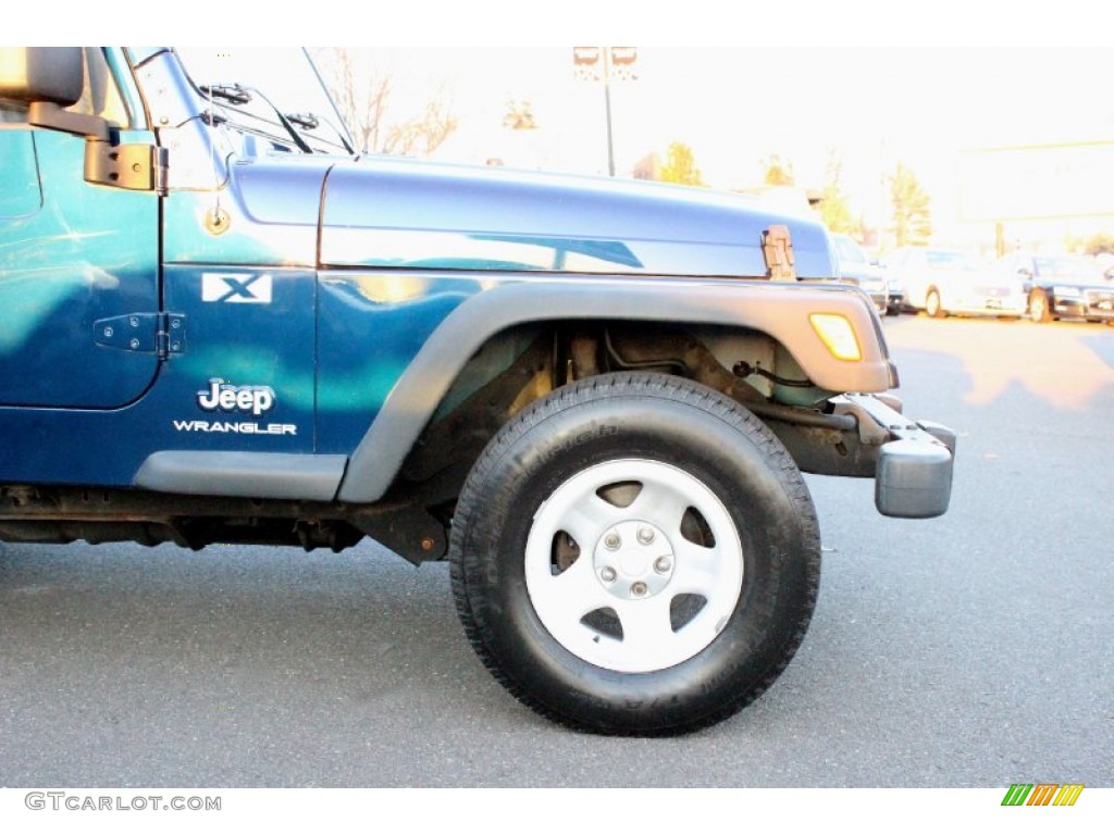 2004 Wrangler X 4x4 - Patriot Blue Pearl / Khaki photo #23