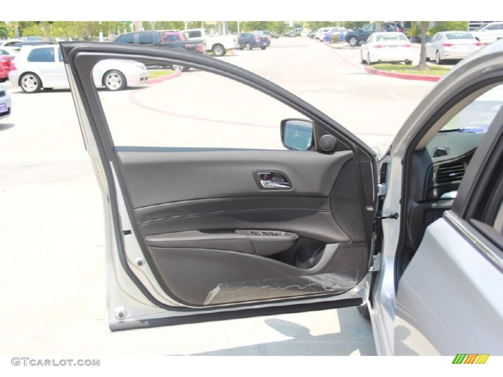 2015 Acura ILX 2.4L Premium Ebony Door Panel Photo #99322682