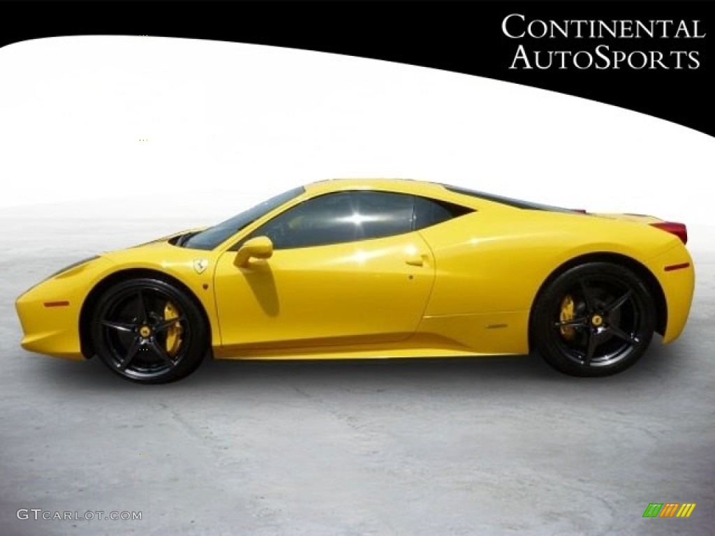 2011 458 Italia - Giallo Modena (Yellow) / Nero (Black) photo #2