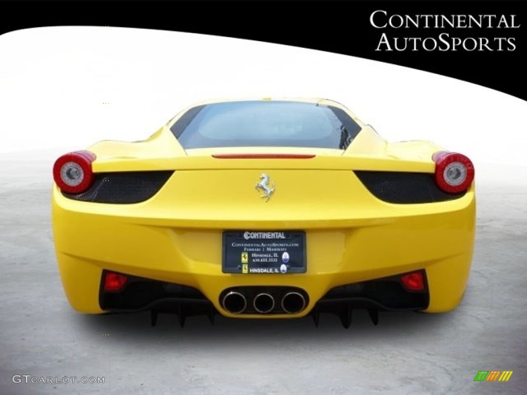 2011 458 Italia - Giallo Modena (Yellow) / Nero (Black) photo #4