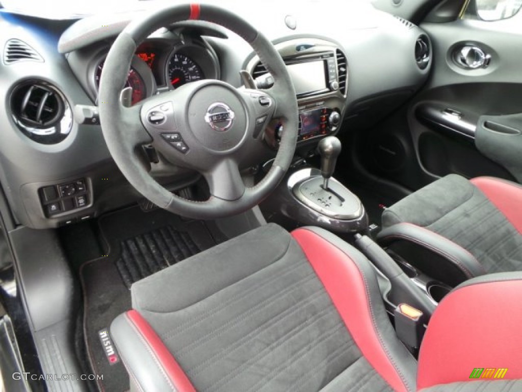 NISMO RS Leather/Synthetic Suede Interior 2014 Nissan Juke NISMO RS AWD Photo #99325007
