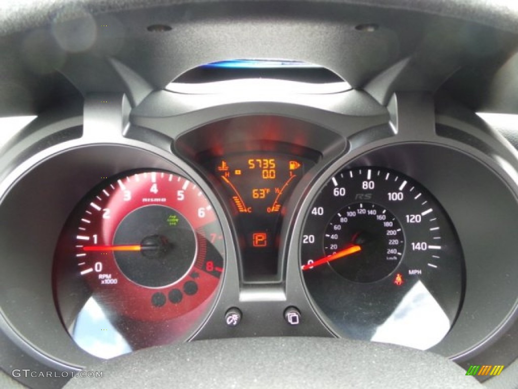 2014 Nissan Juke NISMO RS AWD Gauges Photo #99325258