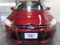 2014 Ruby Red Ford Focus Titanium Sedan  photo #2