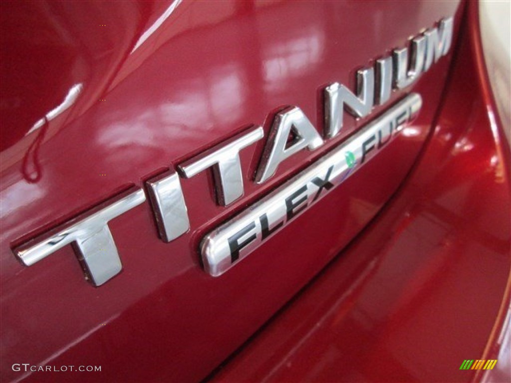 2014 Focus Titanium Sedan - Ruby Red / Charcoal Black photo #7