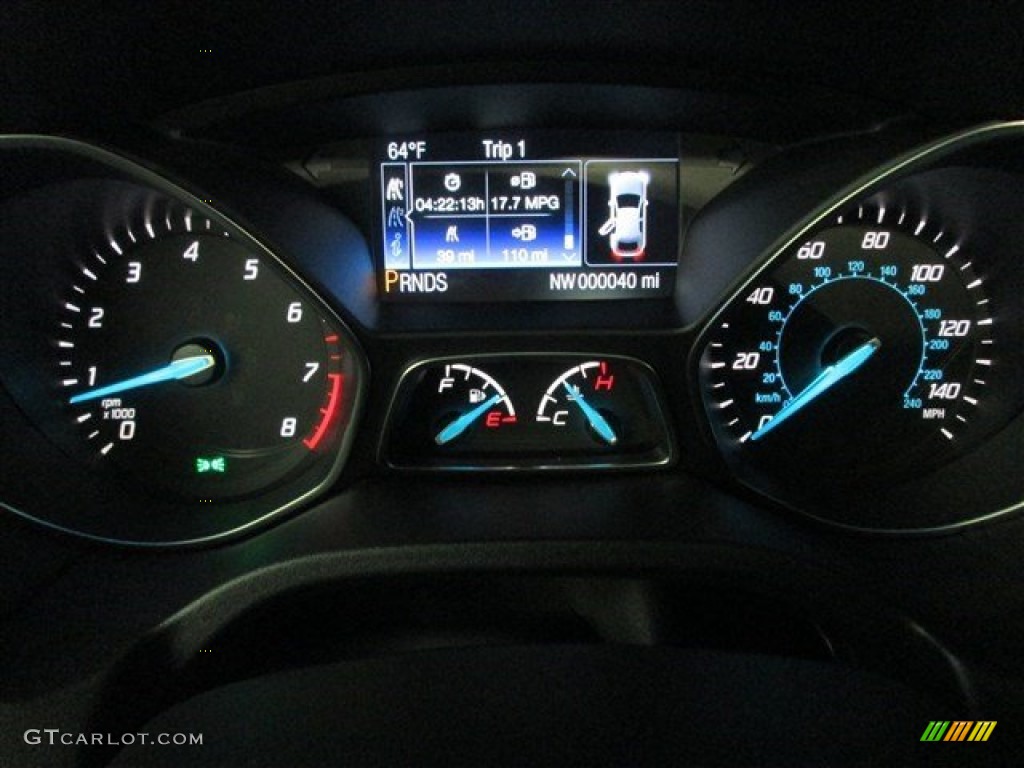 2014 Focus Titanium Sedan - Ruby Red / Charcoal Black photo #20