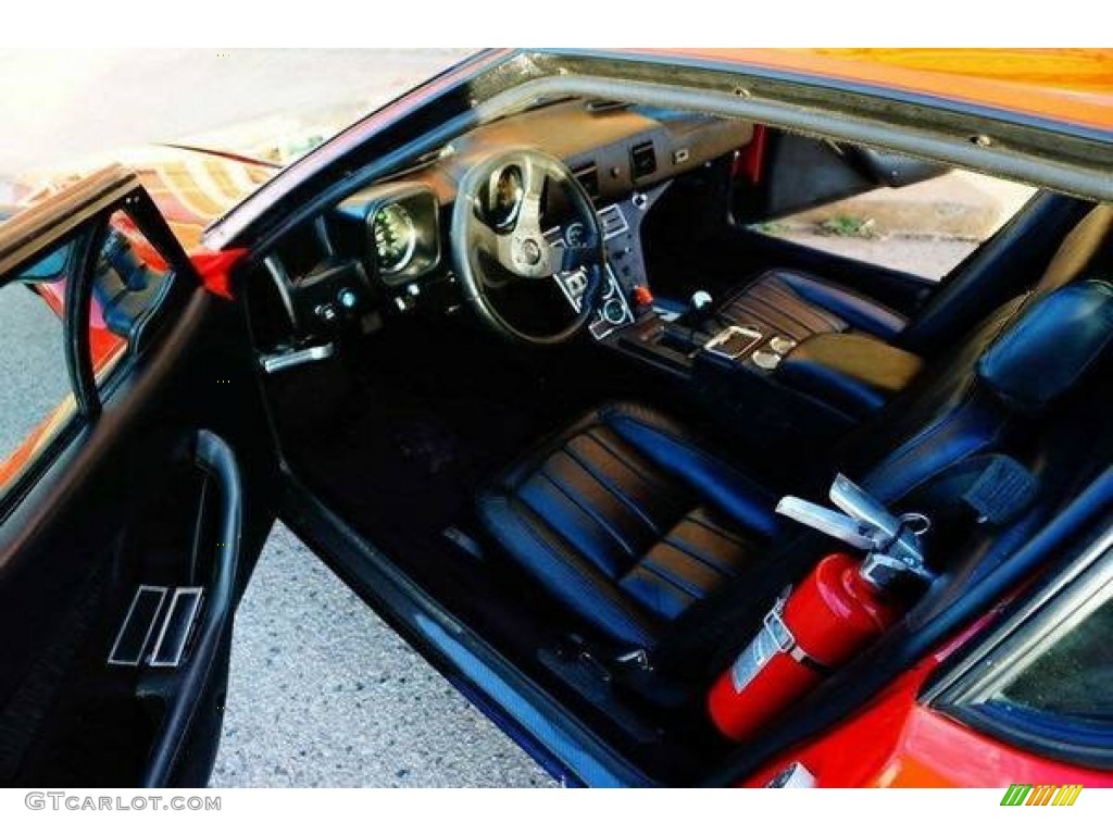 Black Interior 1972 De Tomaso Pantera Standard Pantera Model Photo #99328684