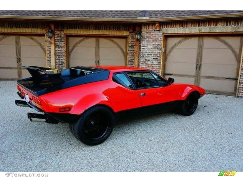 Red 1972 De Tomaso Pantera Standard Pantera Model Exterior Photo #99328963