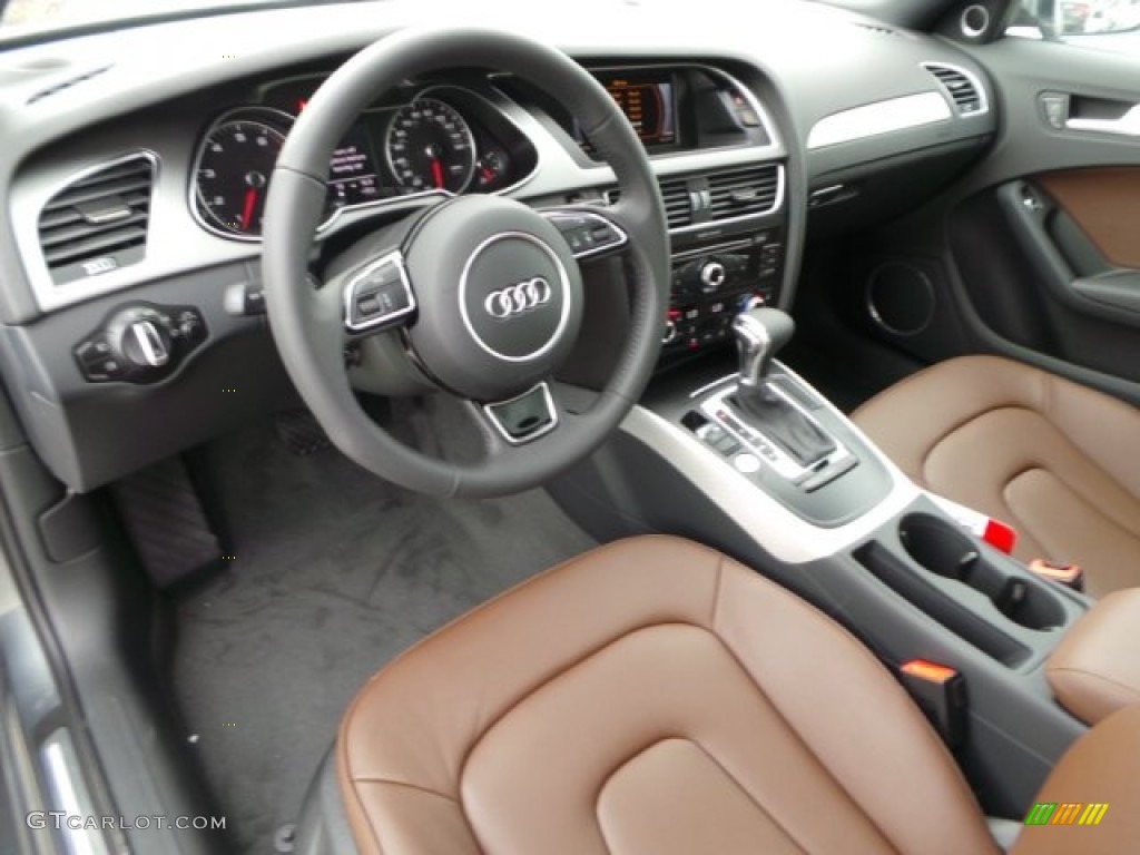 Chestnut Brown/Black Interior 2015 Audi A4 2.0T Premium Plus Photo #99329401