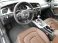 2015 Audi A4 Chestnut Brown/Black Interior Interior Photo