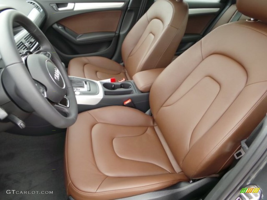 Chestnut Brown/Black Interior 2015 Audi A4 2.0T Premium Plus Photo #99329426