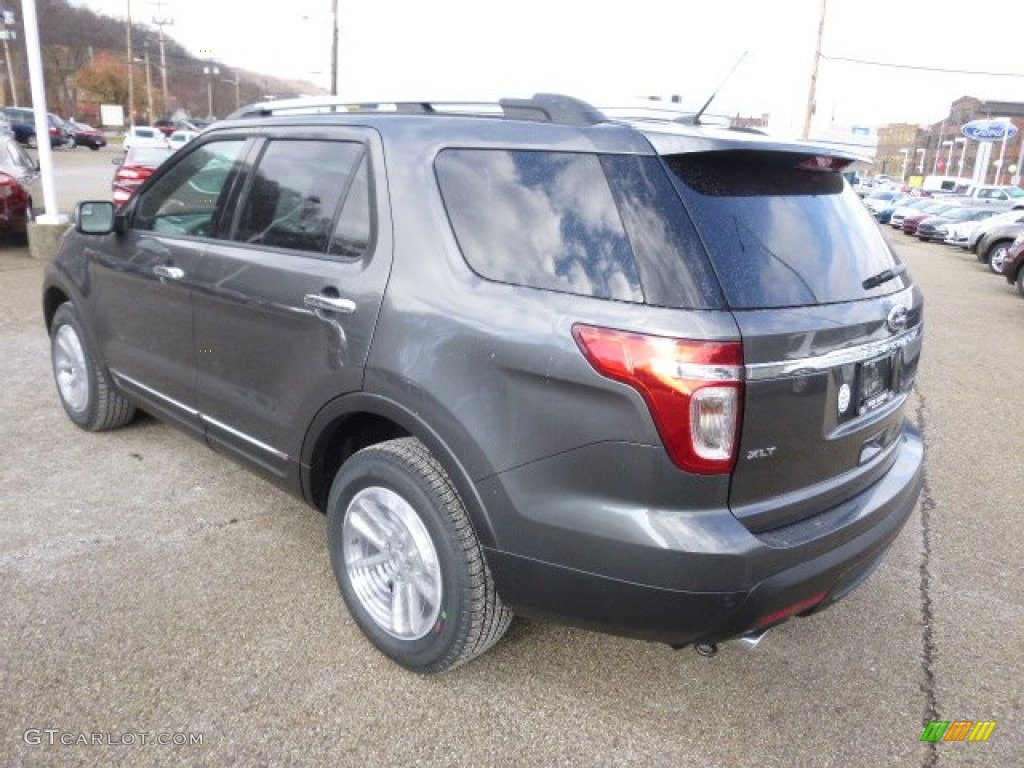 2015 Explorer XLT 4WD - Magnetic / Charcoal Black photo #6