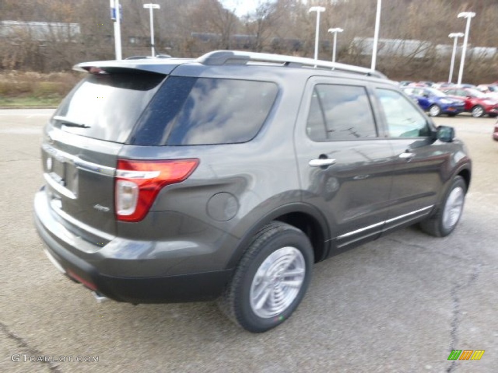 2015 Explorer XLT 4WD - Magnetic / Charcoal Black photo #8