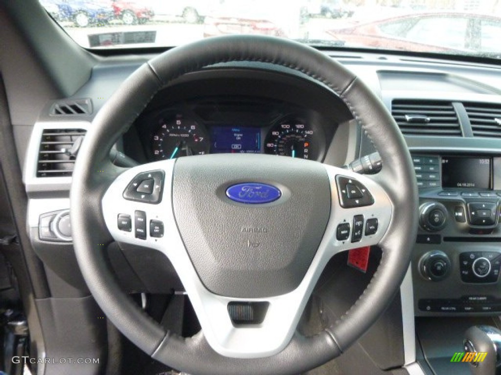 2015 Explorer XLT 4WD - Magnetic / Charcoal Black photo #18