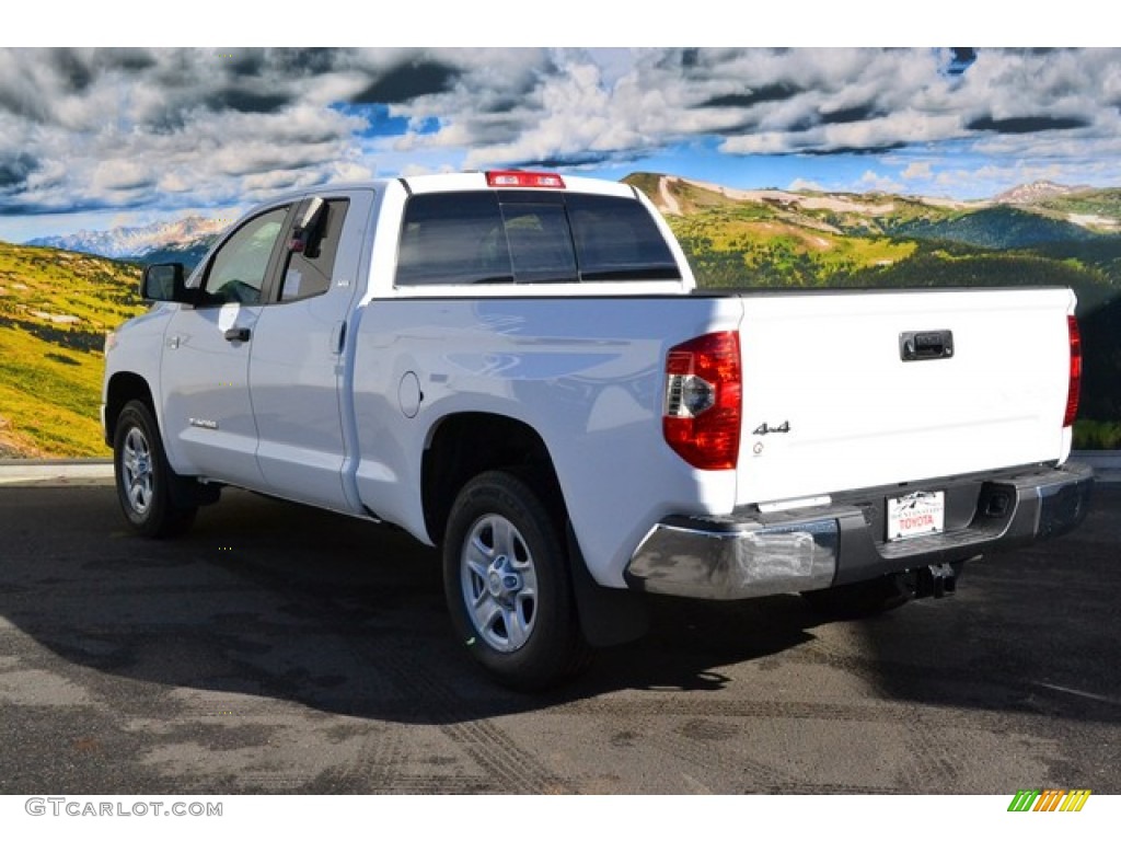 2015 Tundra SR5 Double Cab 4x4 - Super White / Graphite photo #3