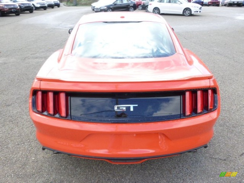 Competition Orange 2015 Ford Mustang GT Premium Coupe Exterior Photo #99331096