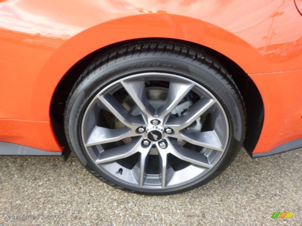 2015 Mustang GT Premium Coupe - Competition Orange / Ebony photo #9