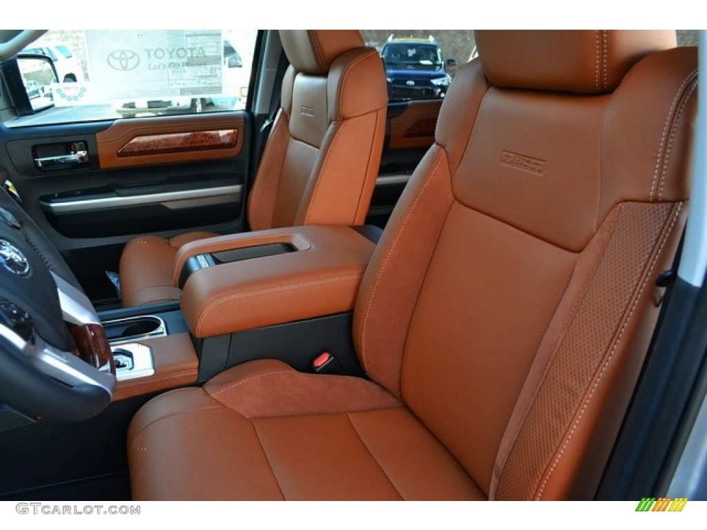 1794 Edition Premium Brown Leather Interior 2015 Toyota Tundra 1794 Edition CrewMax 4x4 Photo #99331399