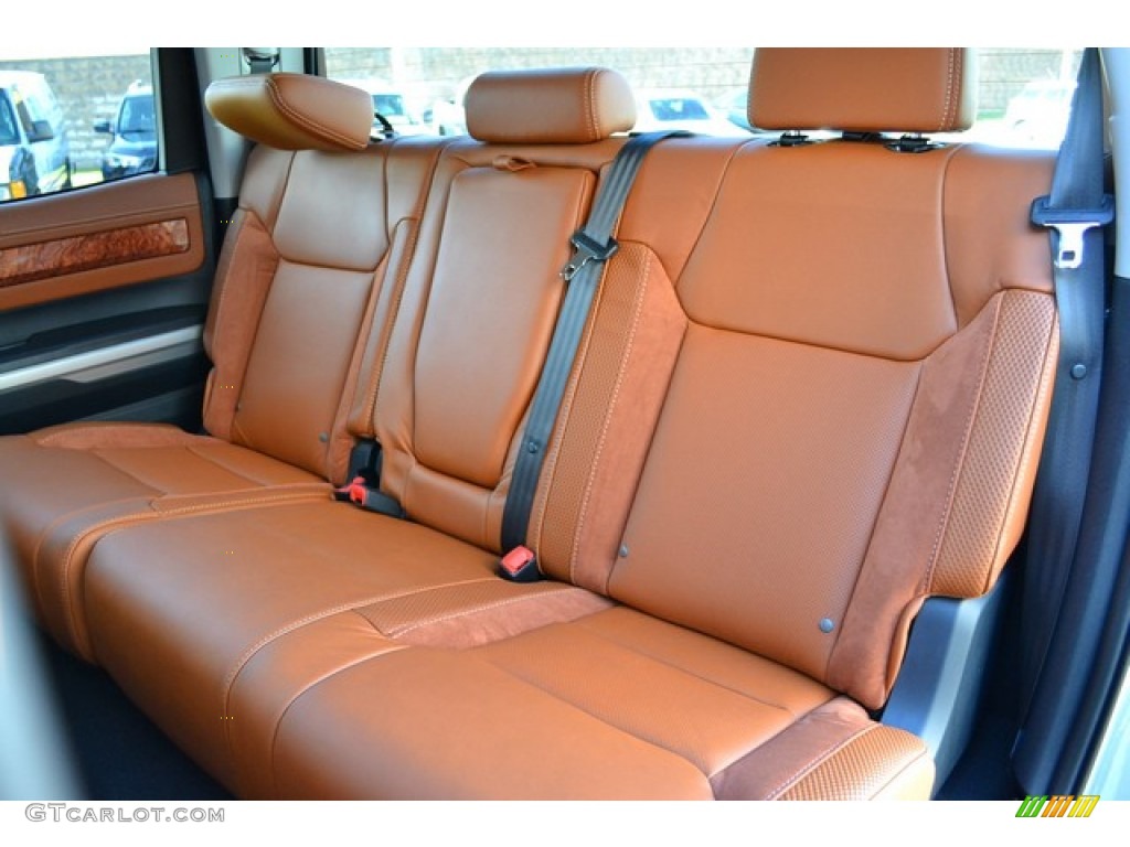 1794 Edition Premium Brown Leather Interior 2015 Toyota Tundra 1794 Edition CrewMax 4x4 Photo #99331492