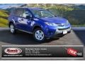 2015 Blue Crush Metallic Toyota RAV4 LE AWD  photo #1