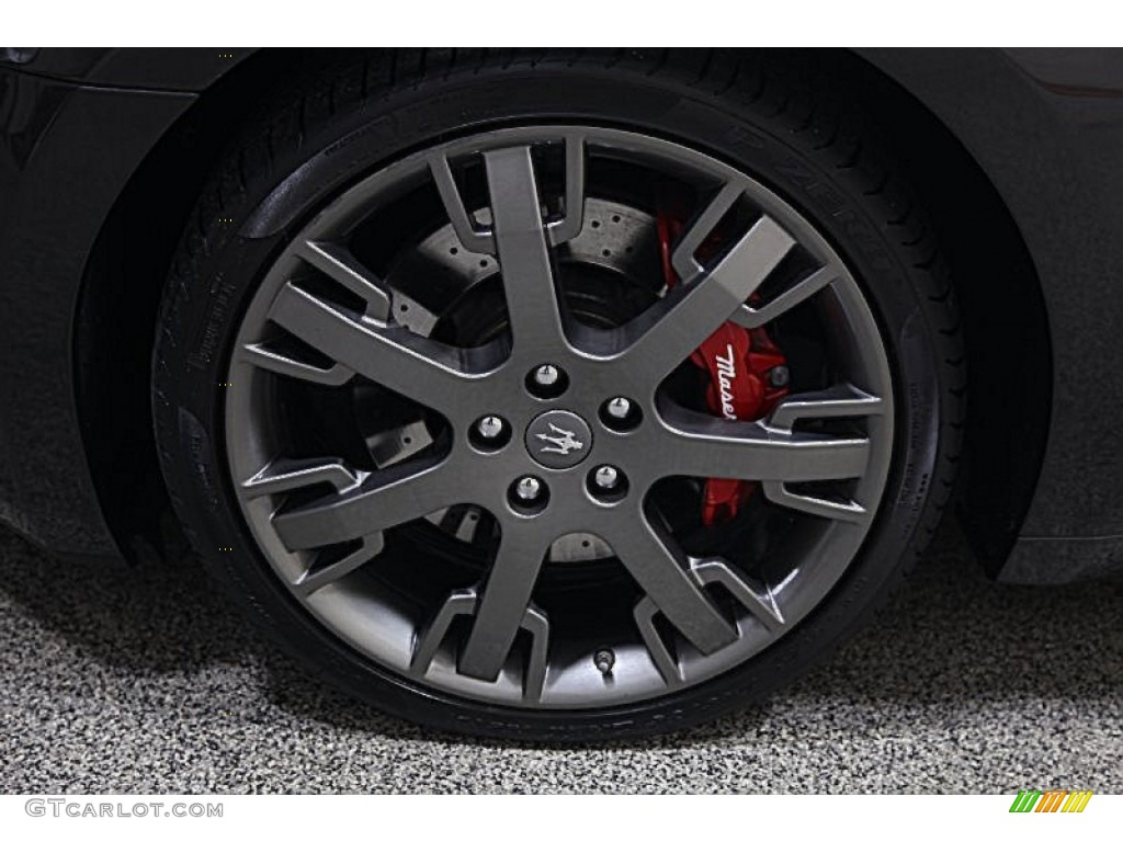 2011 GranTurismo Convertible GranCabrio - Grigio Granito (Dark Grey) / Rosso Corallo photo #6