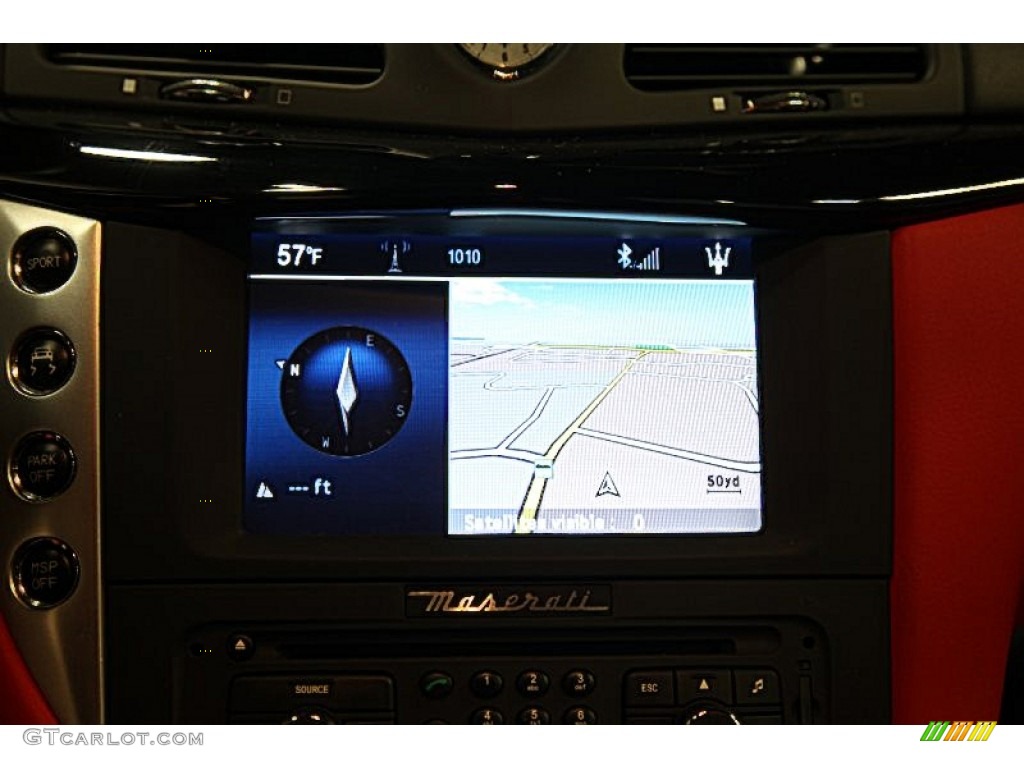 2011 GranTurismo Convertible GranCabrio - Grigio Granito (Dark Grey) / Rosso Corallo photo #9