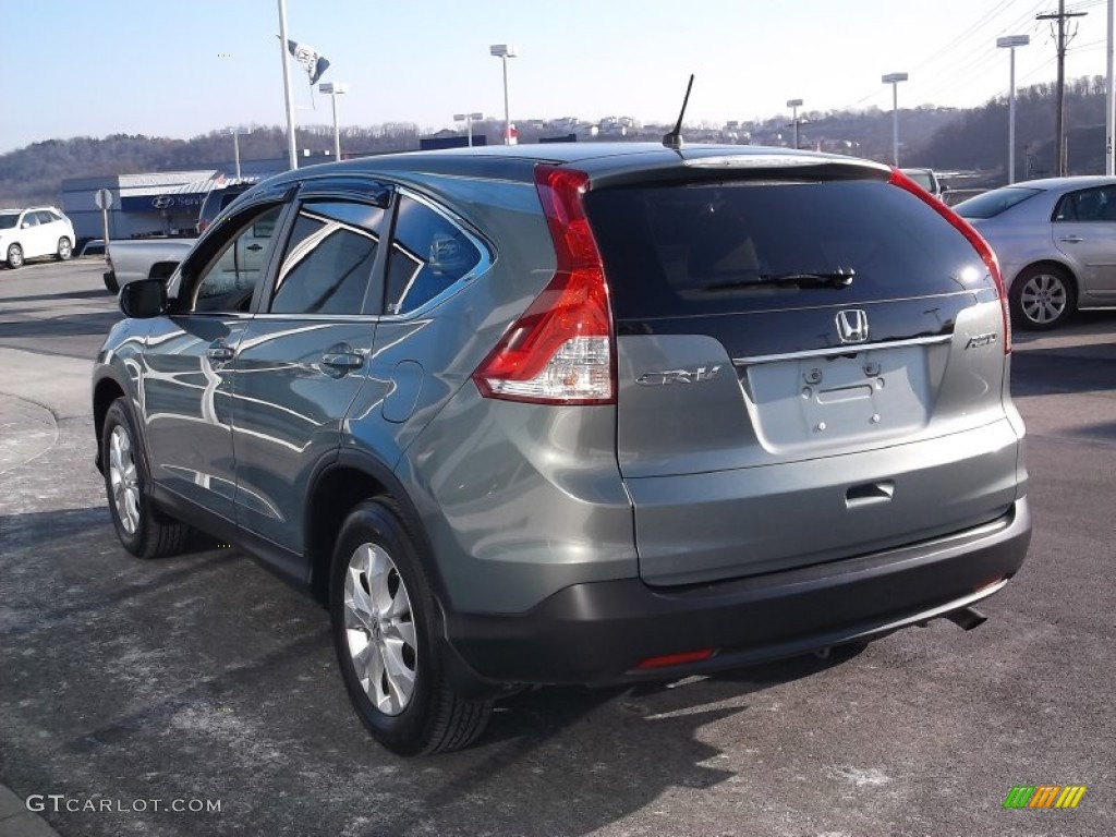 2012 CR-V EX 4WD - Opal Sage Metallic / Beige photo #6