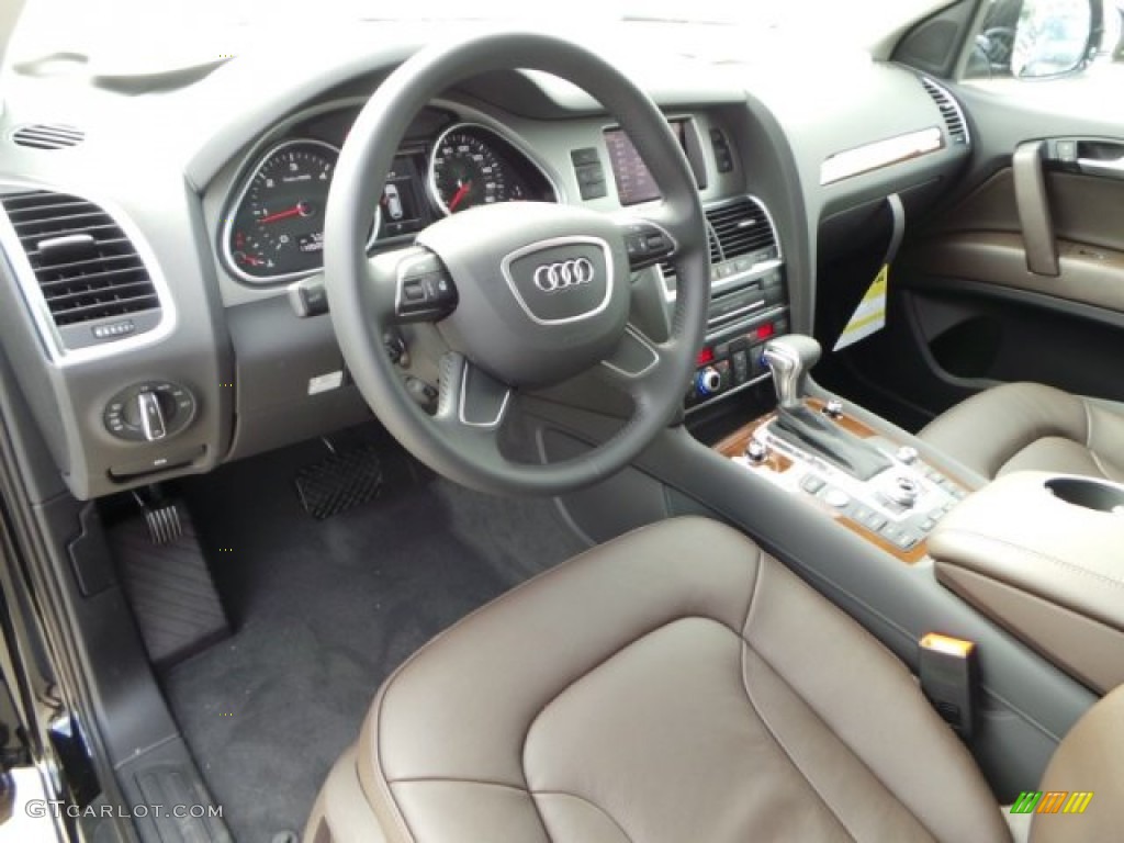 Espresso Interior 2015 Audi Q7 3.0 TDI Premium Plus quattro Photo #99332485