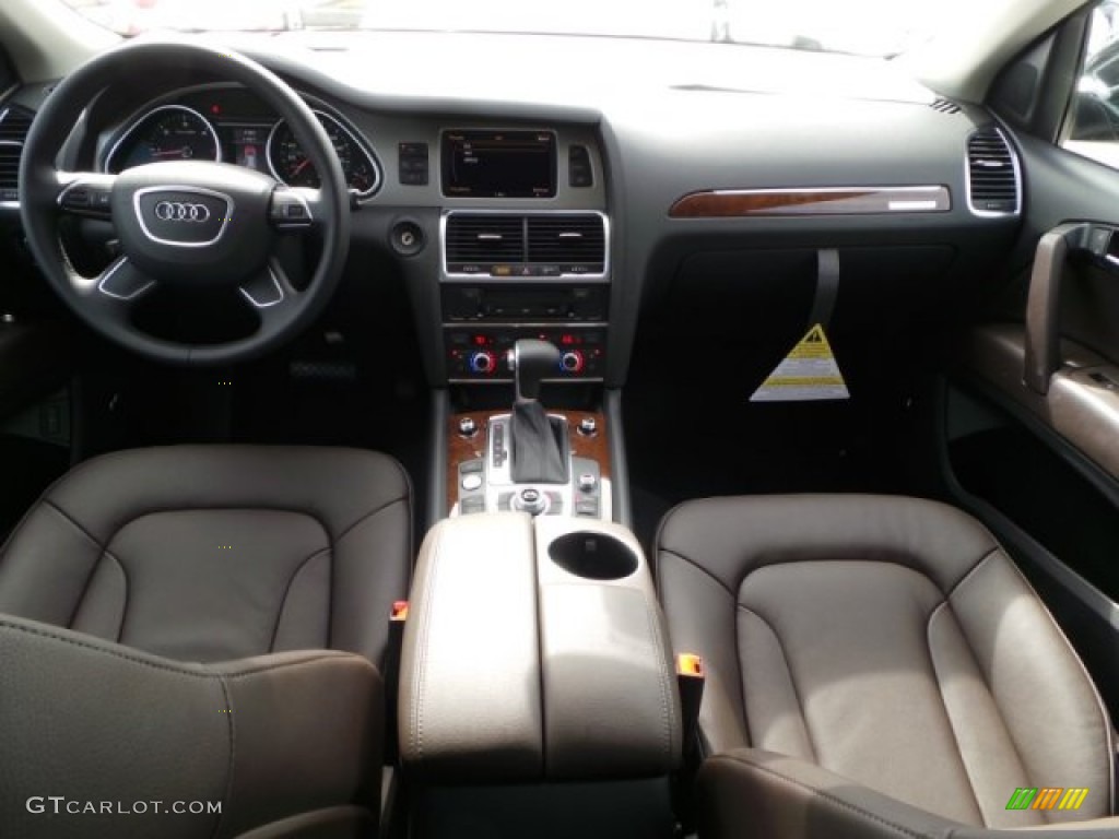 2015 Audi Q7 3.0 TDI Premium Plus quattro Espresso Dashboard Photo #99332860