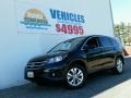 2012 Crystal Black Pearl Honda CR-V EX 4WD  photo #1